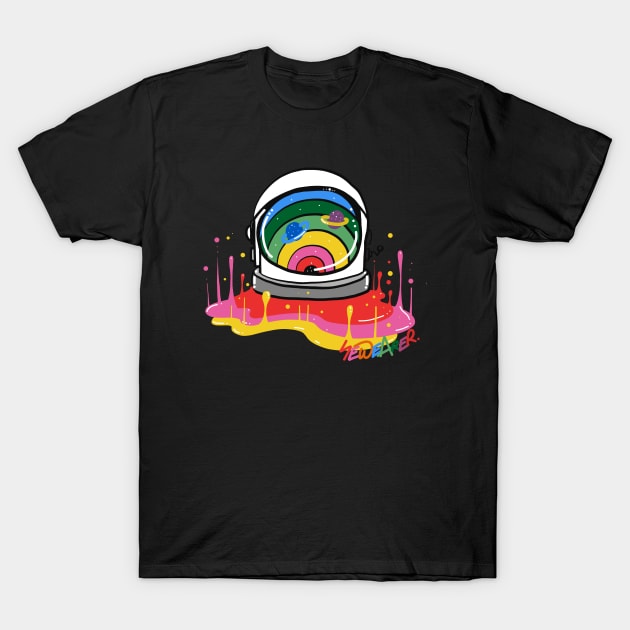 Trippy Spaceman T-Shirt by ms_wearer